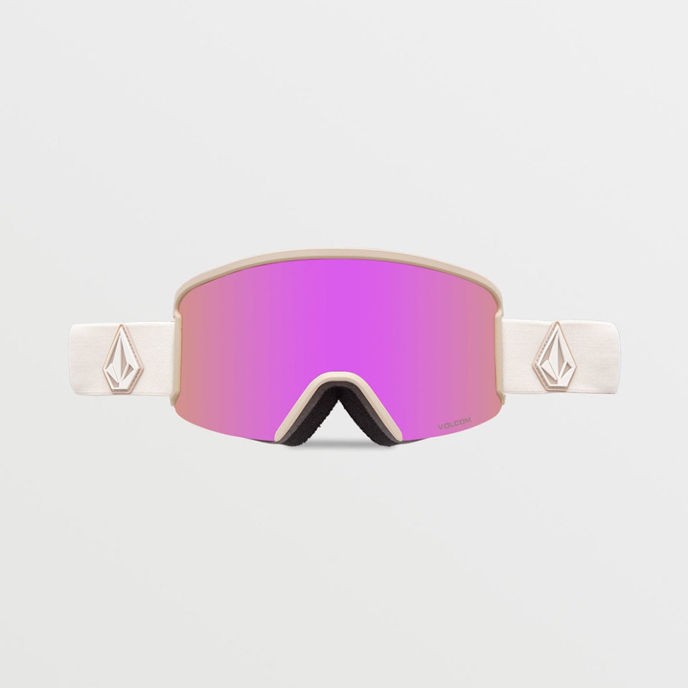Маска горнолыжная VOLCOM Garden Khakiest/Sand Pink Chrome 2024 фото 2
