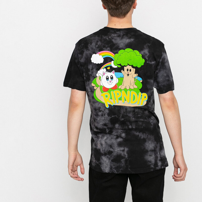 Футболка RIPNDIP Nermby Tee Black Lightning Wash 2021 фото 2