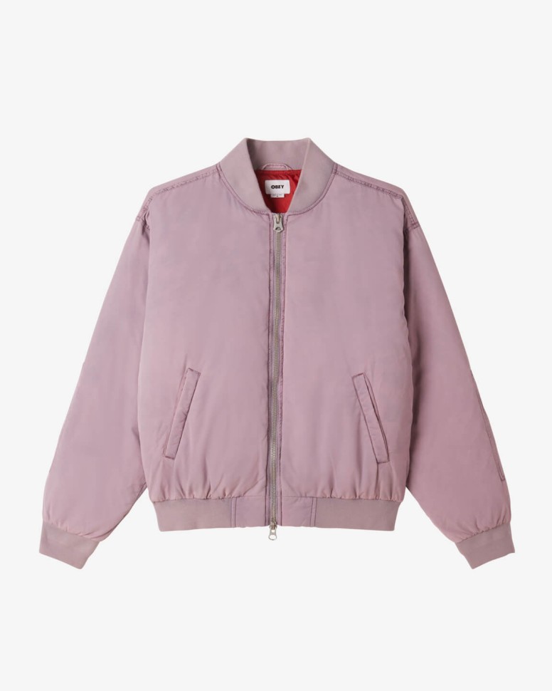 Бомбер OBEY Obey Flight Bomber FW25 Potent Purple