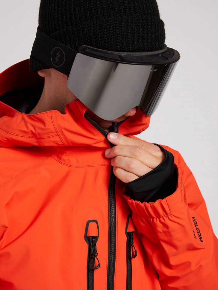 фото Куртка для сноуборда мужская volcom guide gore-tex® jacket orange