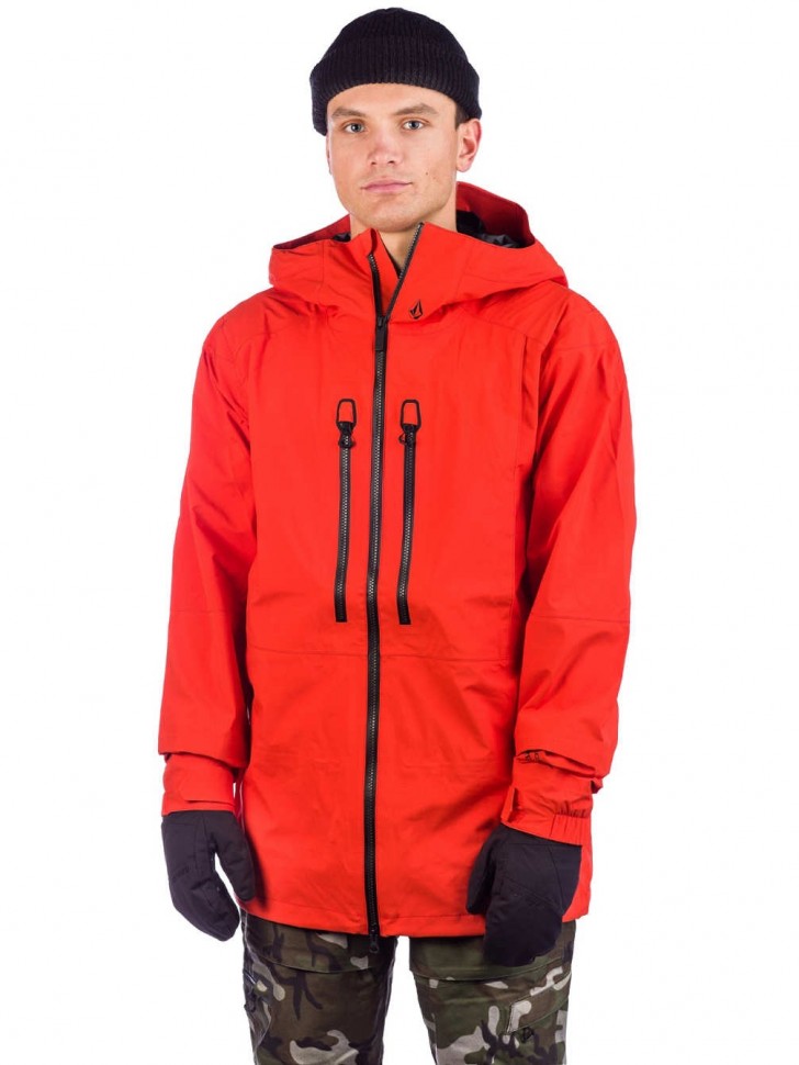 фото Куртка для сноуборда мужская volcom guide gore-tex® jacket orange