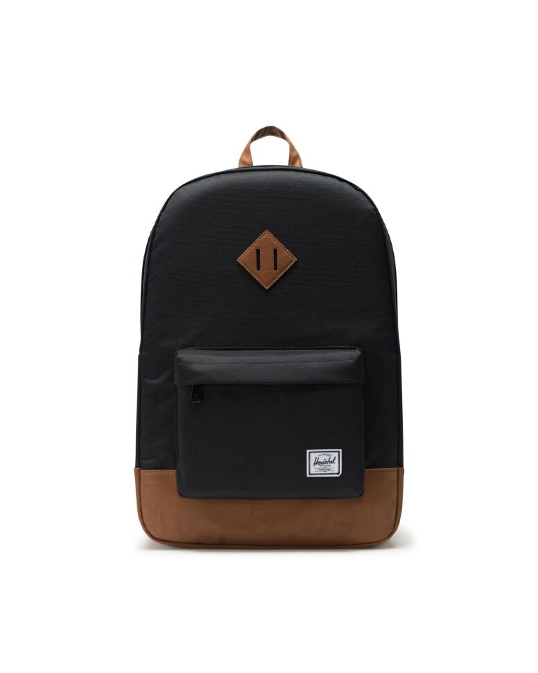 

Рюкзак HERSCHEL Heritage BLACK/TAN SYNTHETIC LEATHER 21,5L