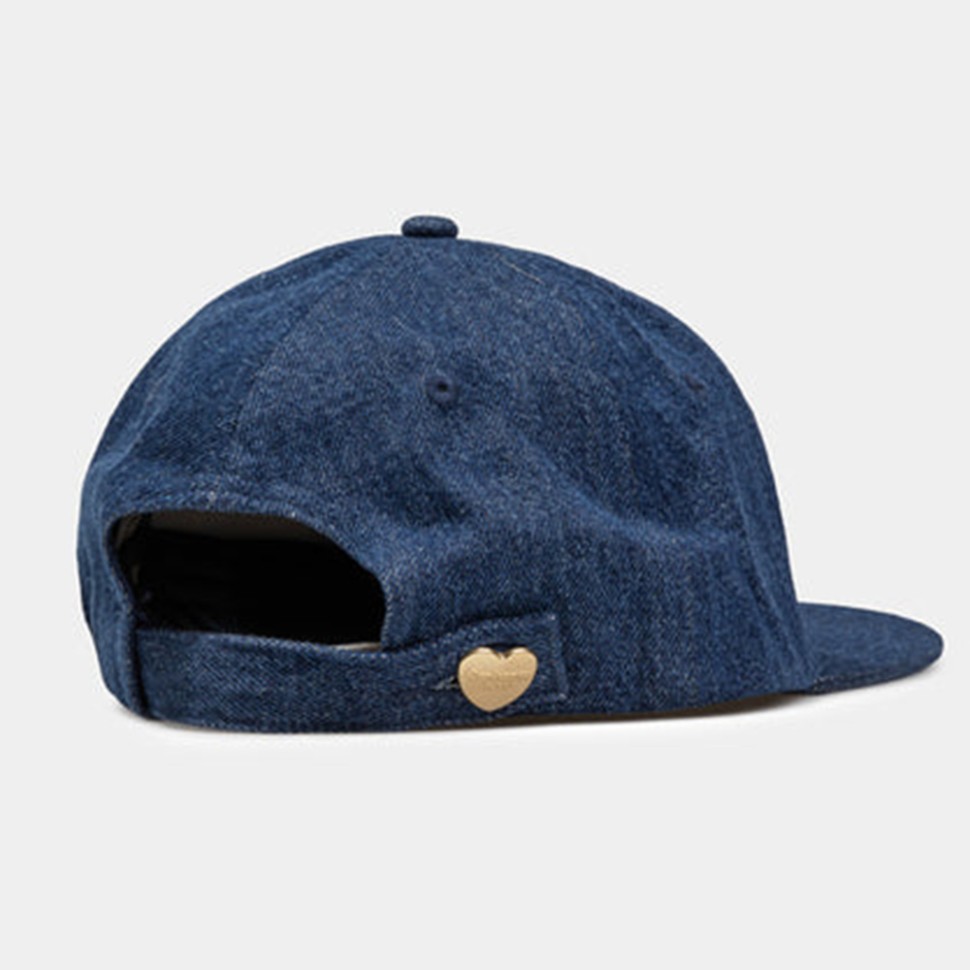 Кепка CARHARTT WIP Nash Cap Blue (Rinsed) 2023 фото 2