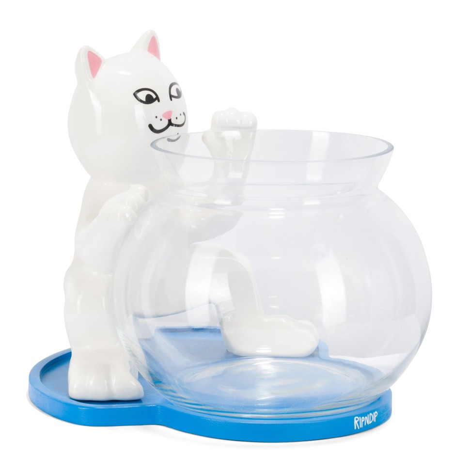 Аквариум RIPNDIP Peeking Nermal Fish Bowl White фото 2