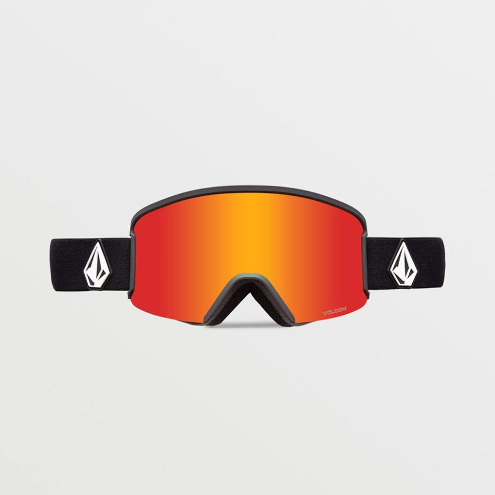 Маска горнолыжная VOLCOM Garden Matte Black Red Chrome 2024 фото 2