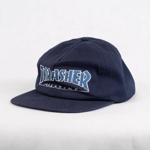Кепка THRASHER Outlined Snapback Navy/Gray, фото 1