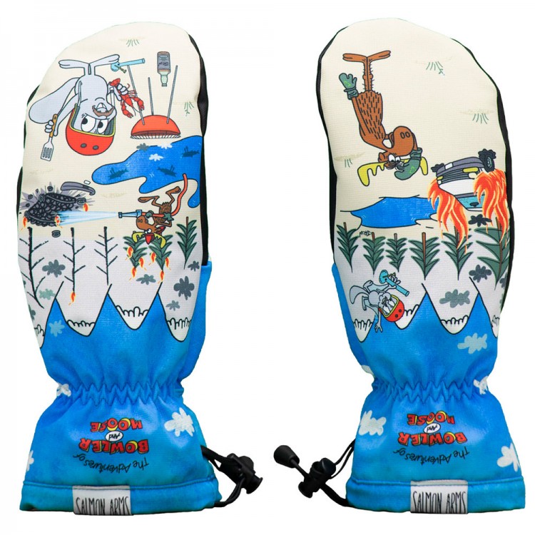 Варежки для сноуборда SALMON ARMS Team Bowler & Moose, фото 1