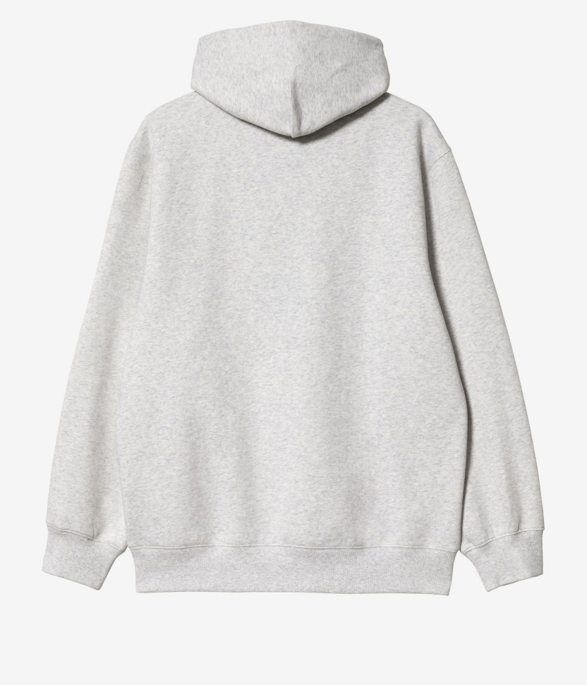 Толстовка с капюшоном CARHARTT WIP Hooded Coin Sweat Ash Heather/Atom Blue фото 2