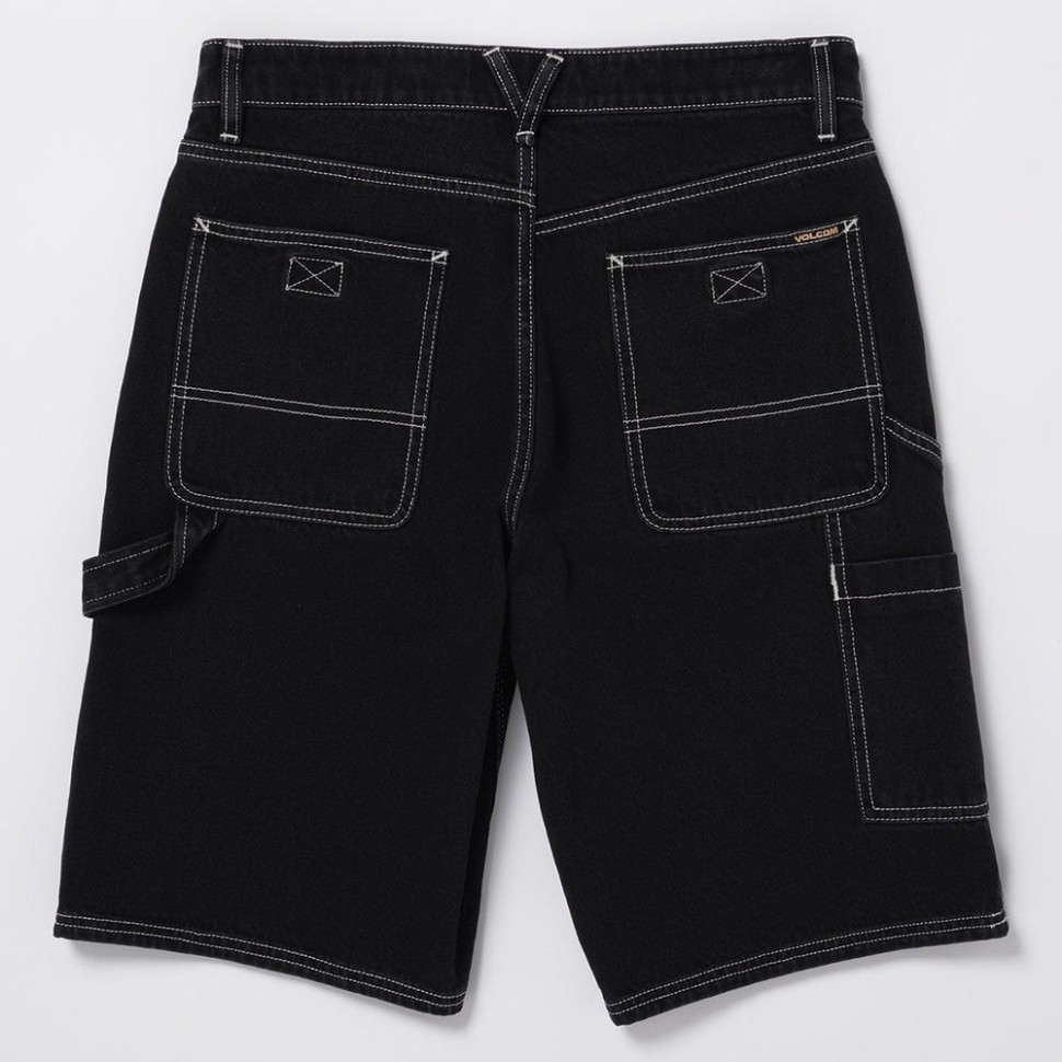 Шорты VOLCOM Labored Denim Utility Short Black фото 2