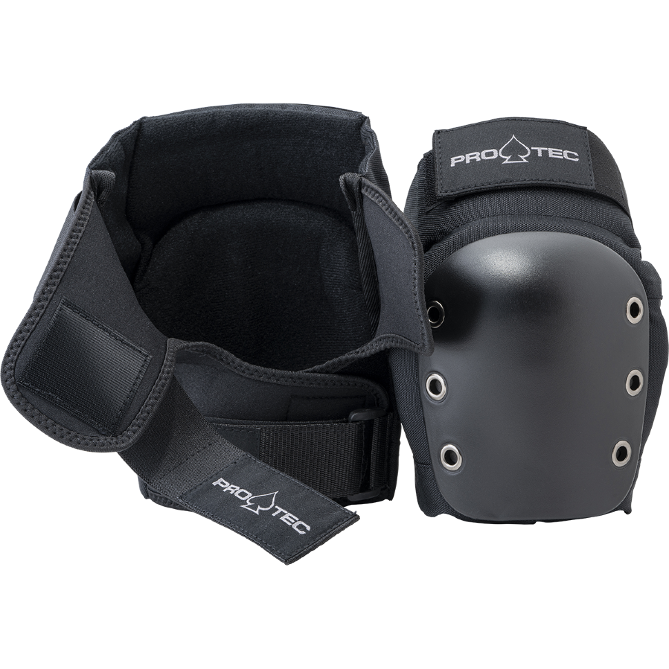 Комплект защиты для скейтборда детский PRO-TEC Street Jr 3-Pack Open Back Black 2021 фото 2
