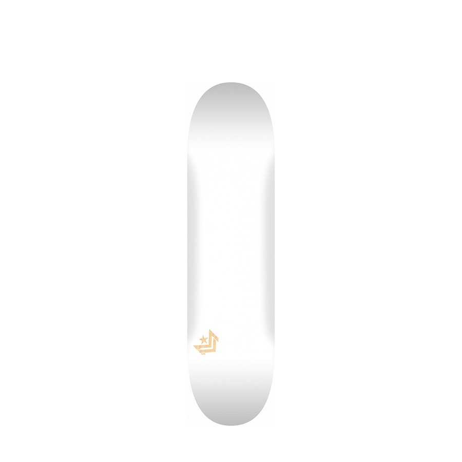 фото Дека для скейтборда mini logo chevron white 8.5"