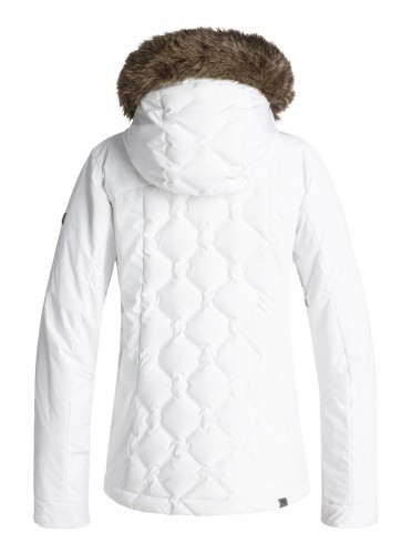 Куртка для сноуборда женская ROXY Breeze Jk J Bright White, фото 2