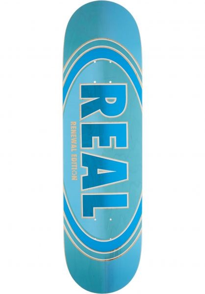 Дека для скейтборда REAL SKATEBOARDS Brd OvalDuo Fade Pp Blue 8.5", фото 1