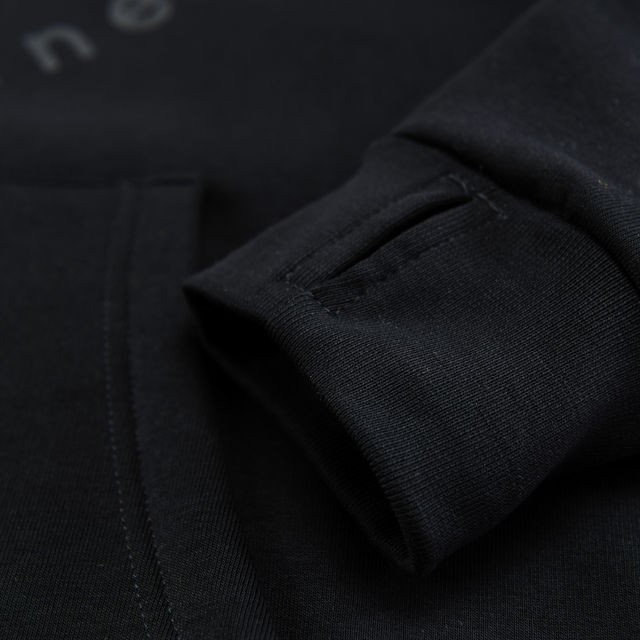 Флисовая толстовка мужская HORSEFEATHERS Langley Atrip Sweatshirt Black 8592321520470, размер S, цвет черный - фото 3