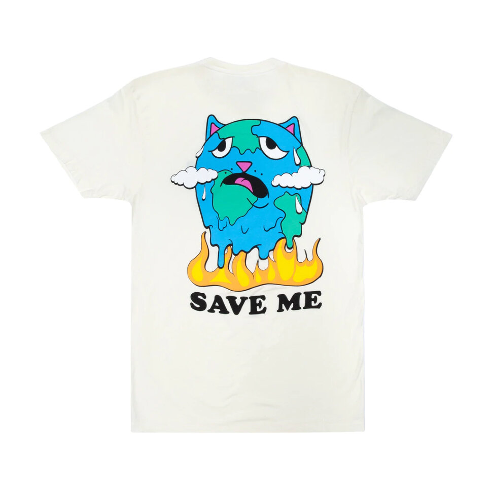 Футболка RIPNDIP Save The World L/S Natural 2022 фото 2