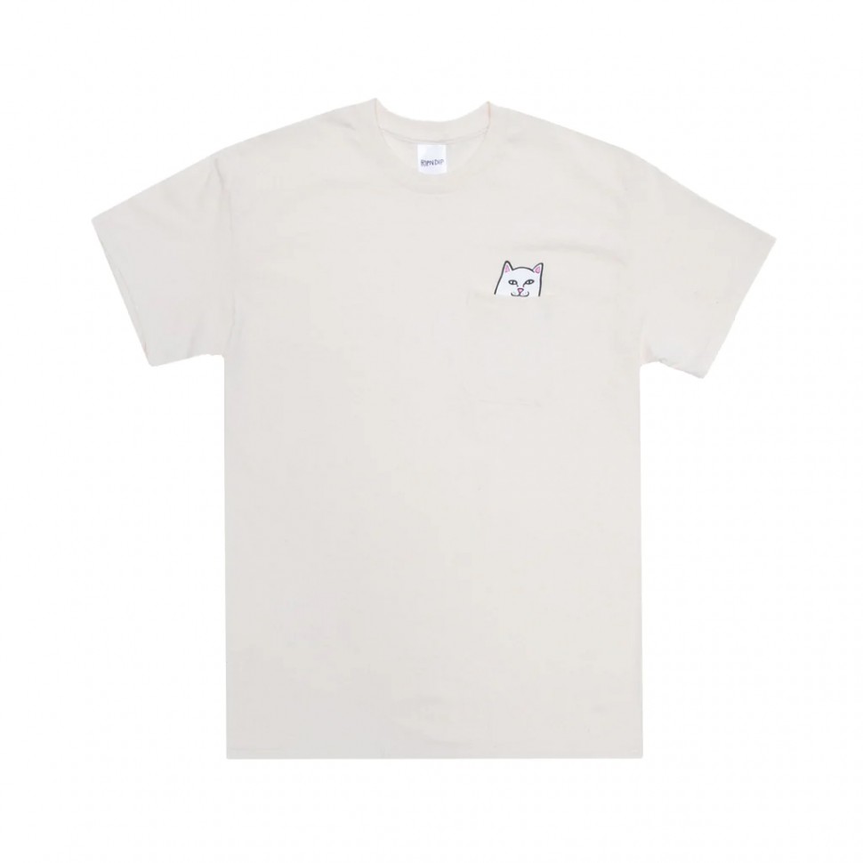 Футболка RIPNDIP Lord Nermal Pocket Tee Natural 2022