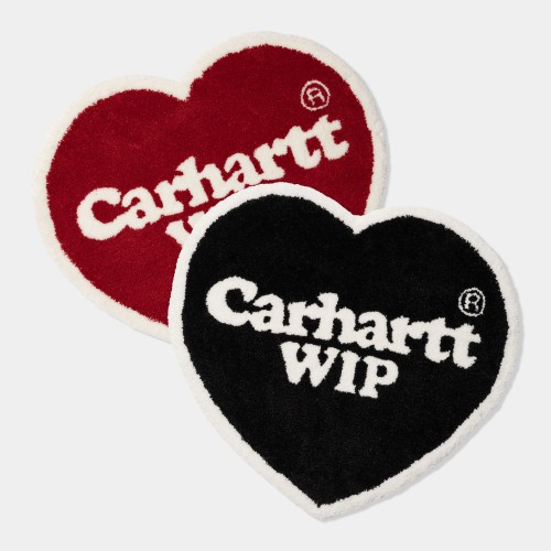 Коврик CARHARTT WIP Heart Rug Black/White 2023, фото 2