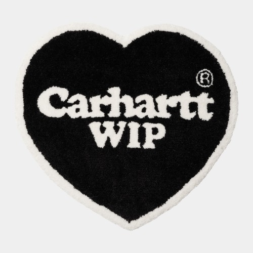 Коврик CARHARTT WIP Heart Rug Black/White 2023, фото 1