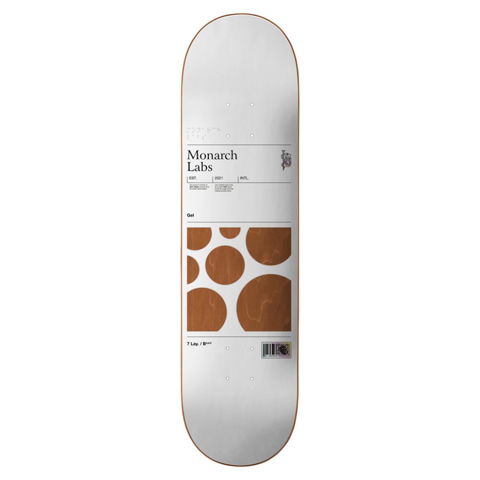 Дека для скейтборда MONARCH PROJECT Project Monarch Labs Orange 8.5 дюйм
