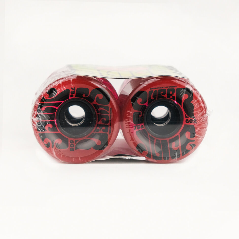 фото Колеса для скейтборда oj super juice trans red 60mm 78a 2021