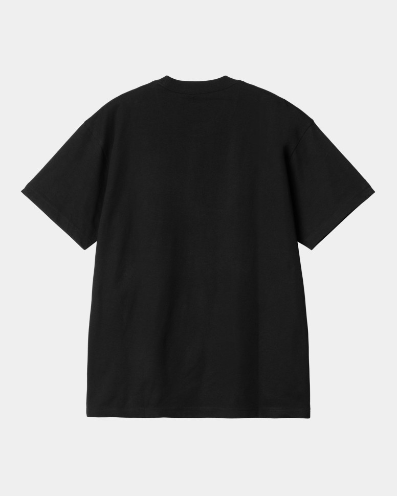 Футболка CARHARTT WIP S/S Bib Overall T-Shirt FW25 Black фото 2