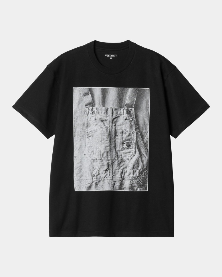 Футболка CARHARTT WIP S/S Bib Overall T-Shirt FW25 Black