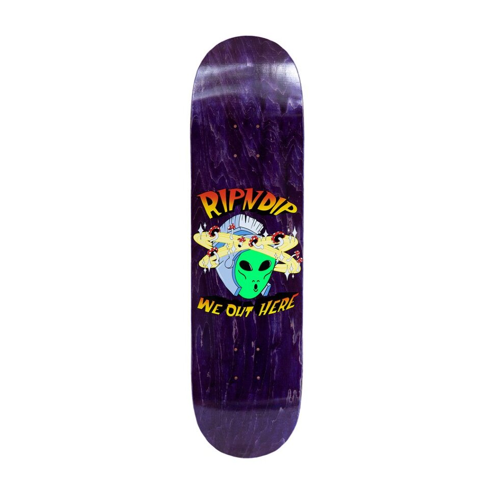 фото Дека для скейтборда ripndip out of this world board multi 8.25 2021