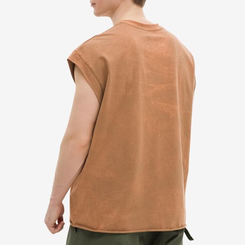 Майка CALLED A GARMENT Grandpa'S Running T-Shirt FW25 Коричневый, фото 4