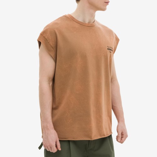 Майка CALLED A GARMENT Grandpa'S Running T-Shirt FW25 Коричневый, фото 3
