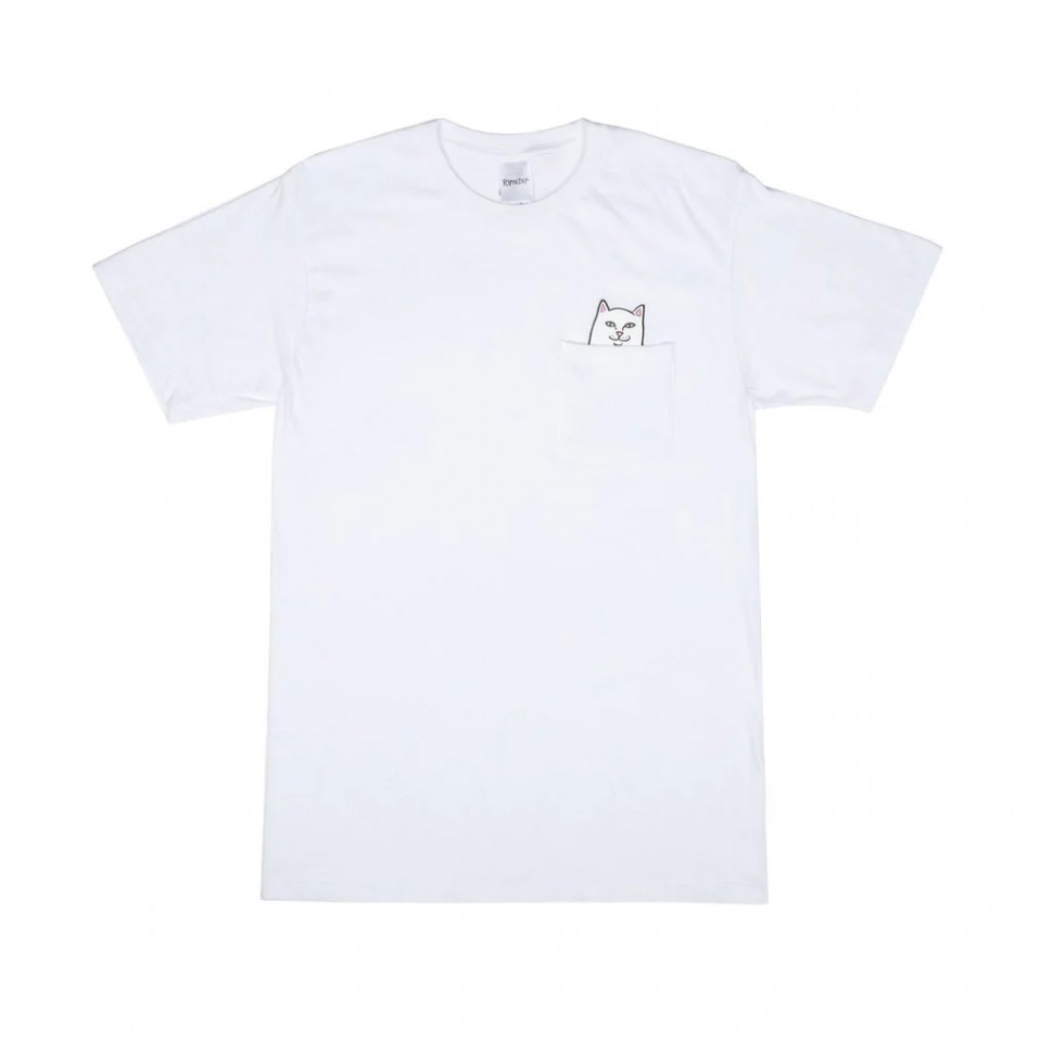 Футболка RIPNDIP Lord Nermal S/S Pocket Tee White 2022