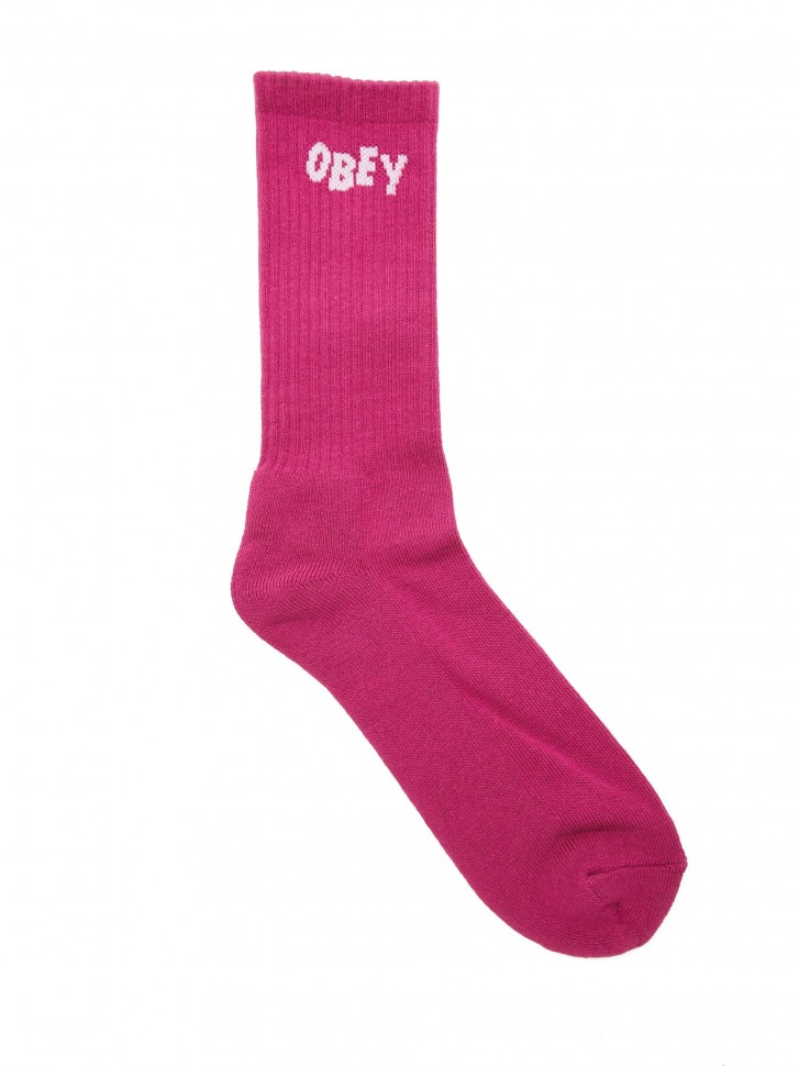 фото Носки obey obey jumbled socks fuschia
