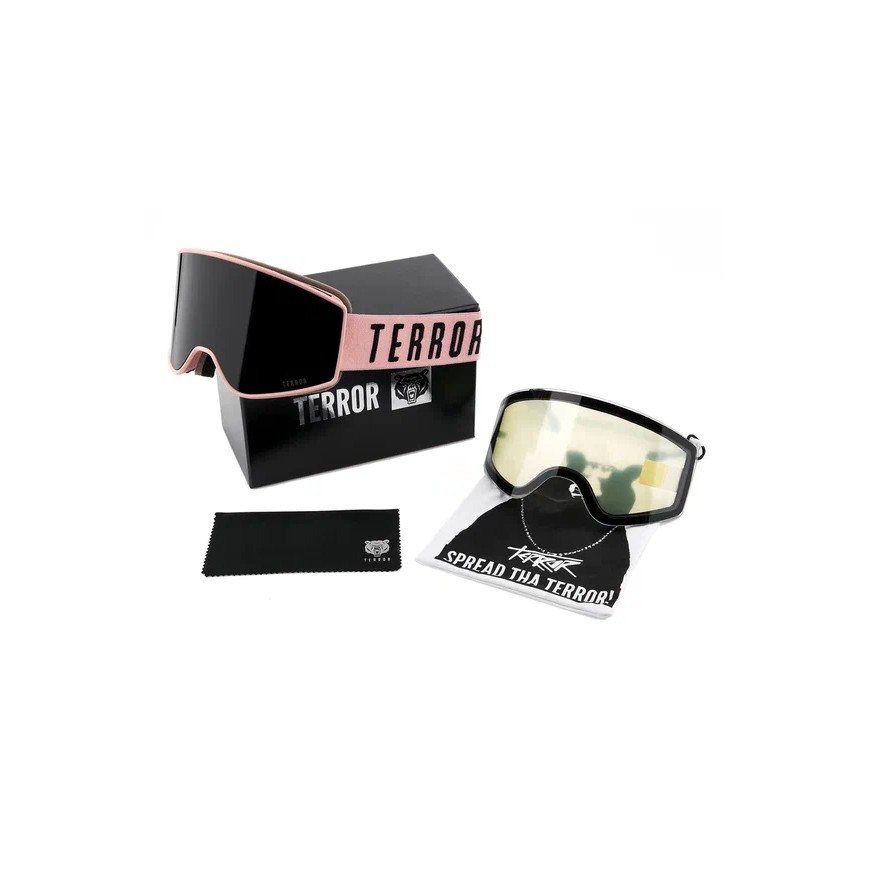 Маска горнолыжная TERROR Spectrum Pink/Black 2023 фото 2