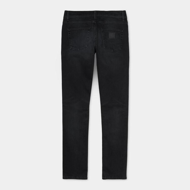 Джинсы CARHARTT WIP Rebel Pant Slim Black (Mid Worn Wash) 2021, фото 2