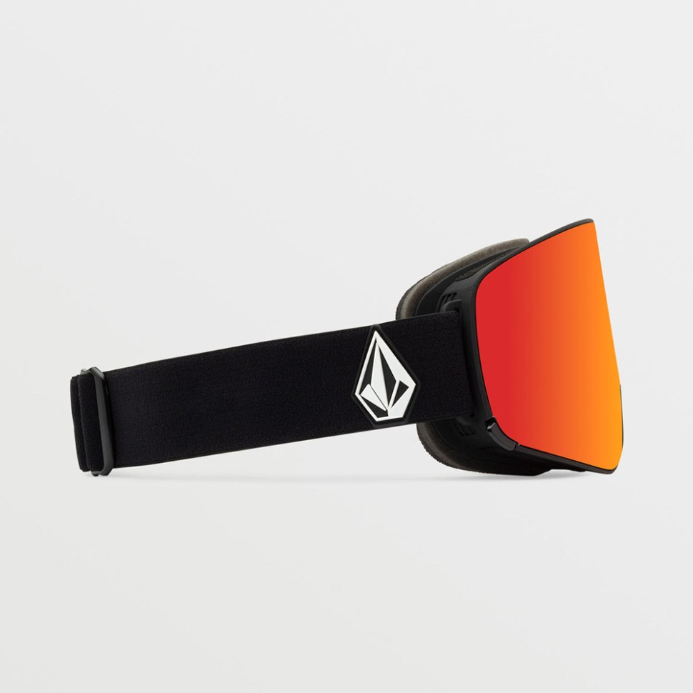 Маска горнолыжная VOLCOM Odyssey Matte Black Red Chrome 2024 фото 3