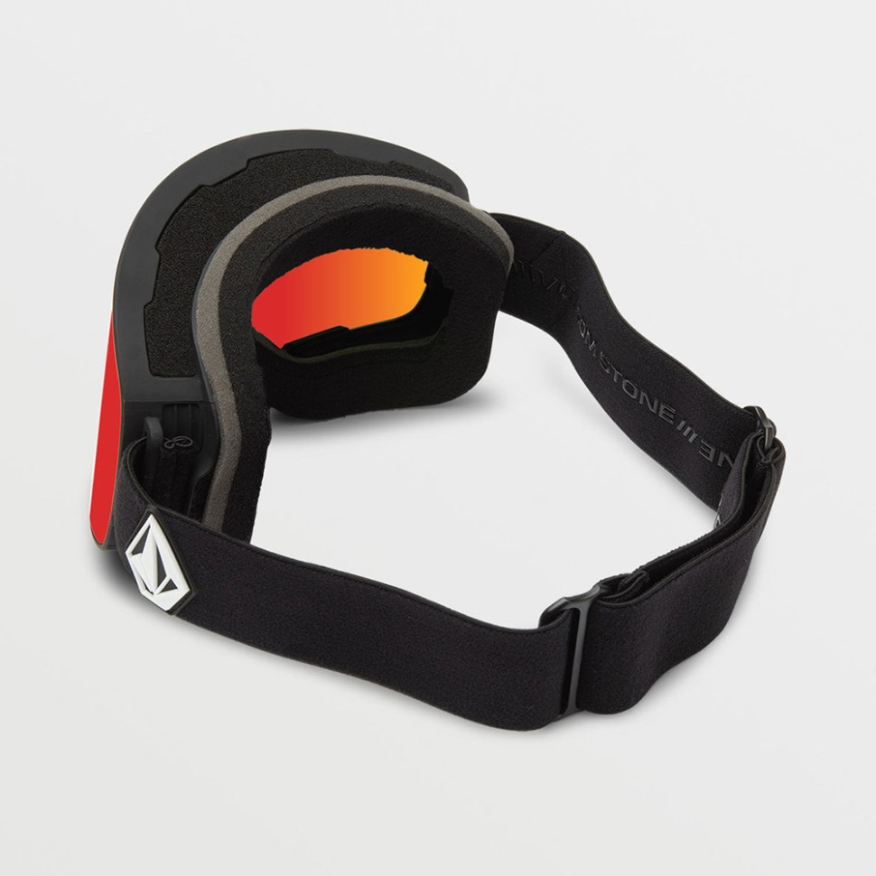 Маска горнолыжная VOLCOM Odyssey Matte Black Red Chrome 2024 фото 4