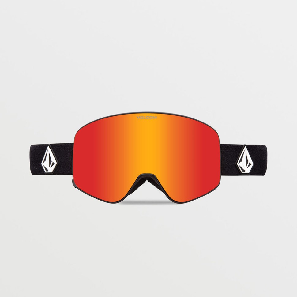 Маска горнолыжная VOLCOM Odyssey Matte Black Red Chrome 2024 фото 2