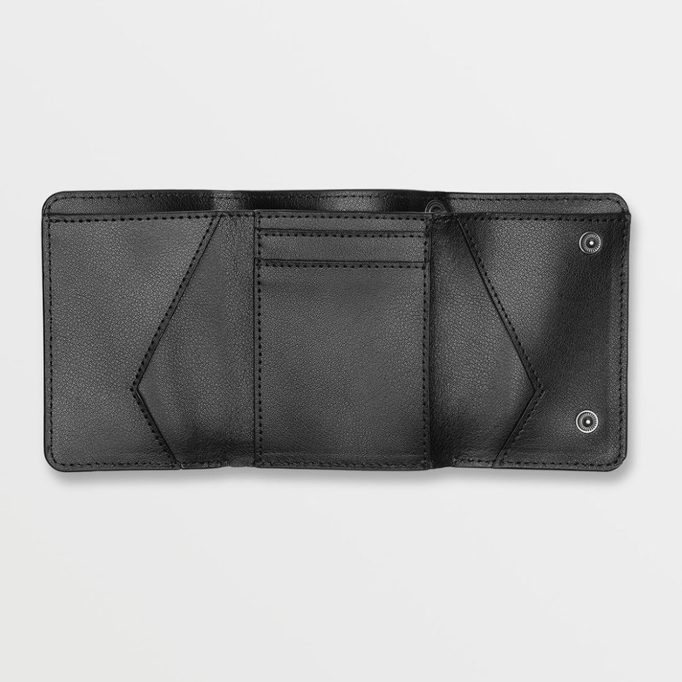 Кошелек VOLCOM Pistol Leather Wallet Black 196134661665, размер O/S - фото 2