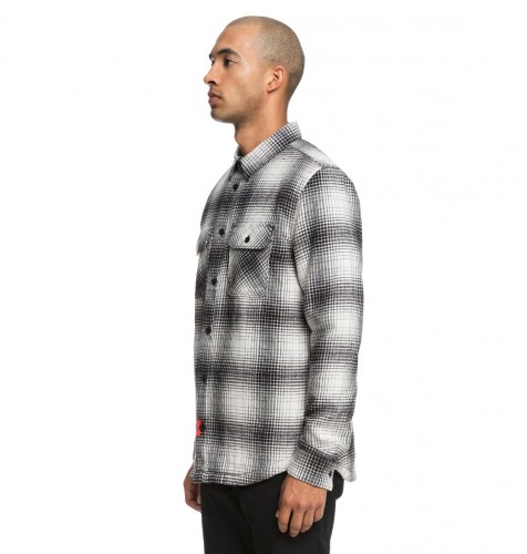 Сорочка DC SHOES Ombre Flannel M Charcoal Heather, фото 2
