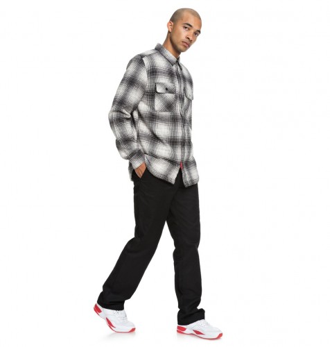 Сорочка DC SHOES Ombre Flannel M Charcoal Heather, фото 6