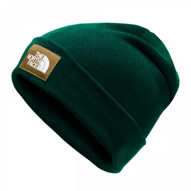 Шапка THE NORTH FACE Dock Worker Recycled Beanie Night green/British Khaki, фото 1