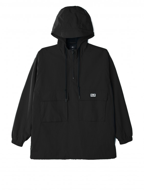 Куртка-анорак OBEY Inlet Anorak Black, фото 1