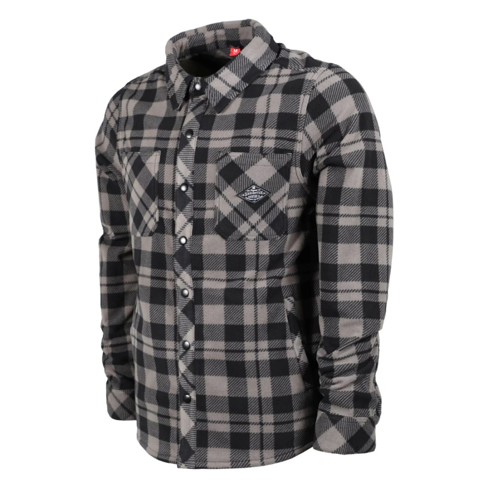 Рубашка 686 Mens Sierra Fleece Flannel Charcoal Plaid 2023 883510521704, размер S - фото 1