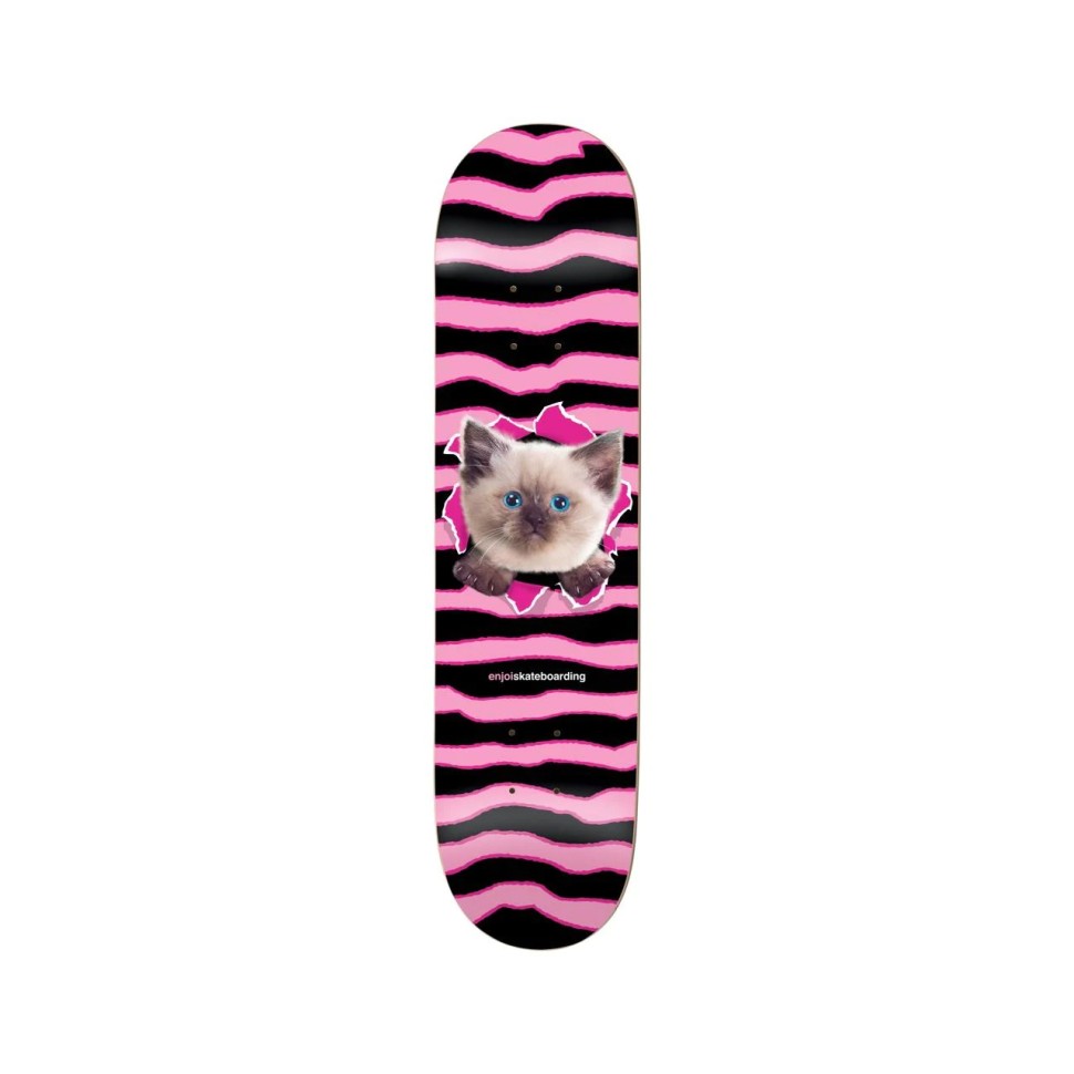 Дека для скейтборда  ENJOI Kitten Ripper Hyb Pink 7.75 дюйм 2023