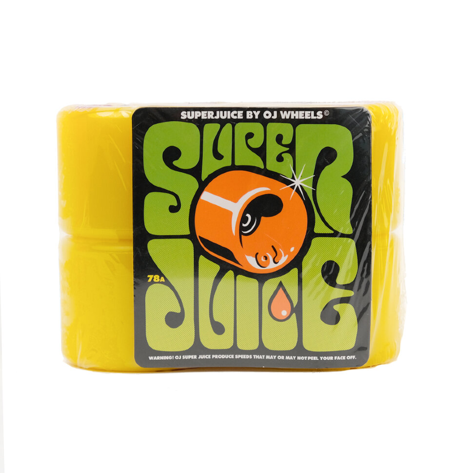 фото Колеса для лонгборда oj super juice yellow 60mm 78a 2021