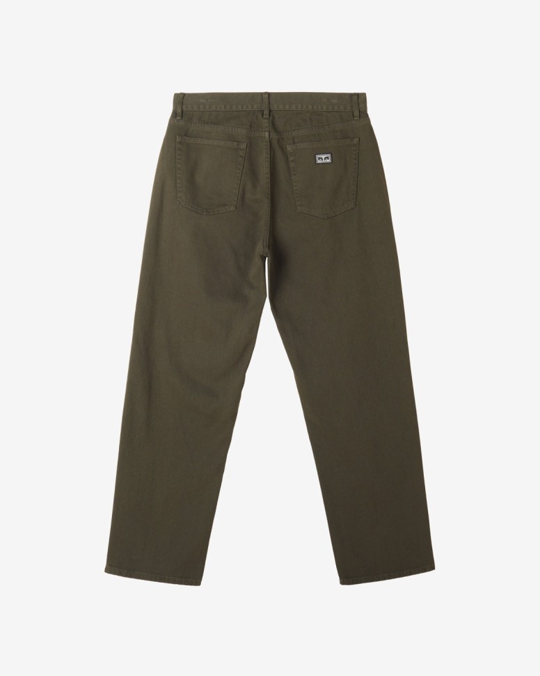 Джинсы OBEY Hardwork Pigment Denim FW25 Pigment Rosin фото 2