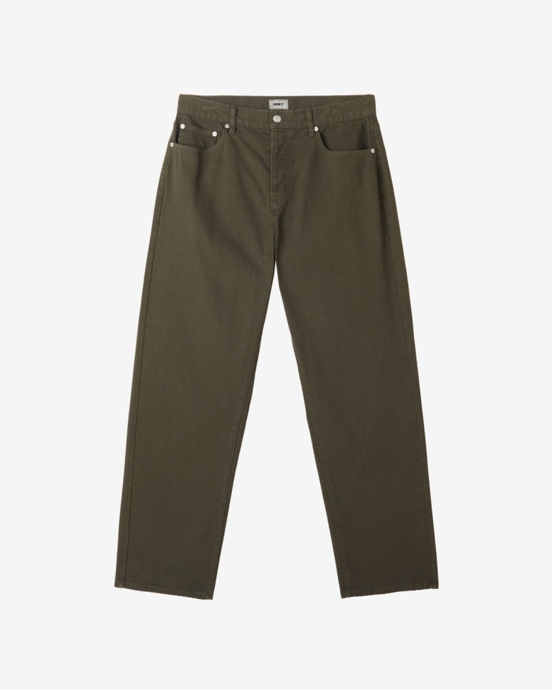 Джинсы OBEY Hardwork Pigment Denim FW25 Pigment Rosin