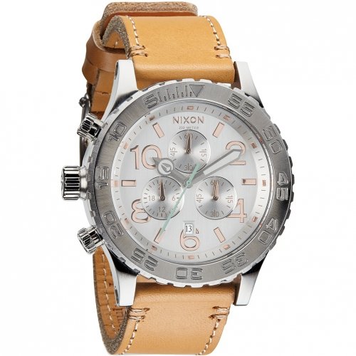 

Часы NIXON 42-20 Chrono Leather A/S Natural / Silver, 42-20 Chrono Leather