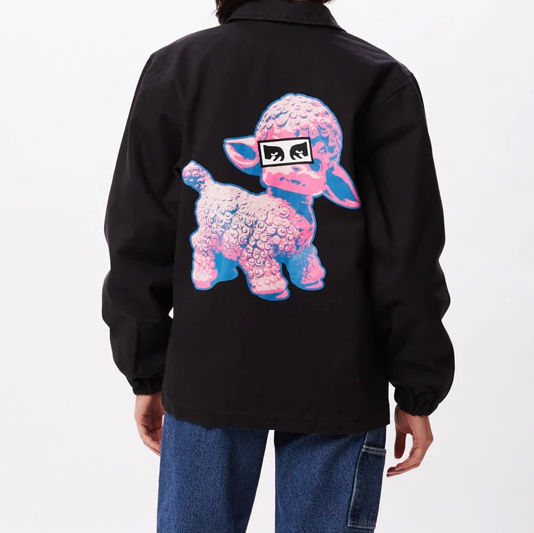 Куртка OBEY Saucer Jacket Black 2022 фото 2