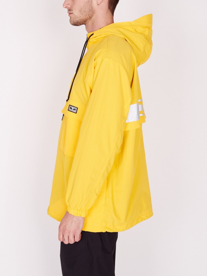 фото Куртка-анорак obey inlet anorak energy yellow