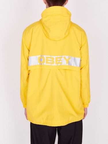 Куртка-анорак OBEY Inlet Anorak Energy Yellow, фото 5